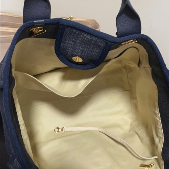 Chanel Medium Denim Deauville Tote Blue - Picture 6 of 14